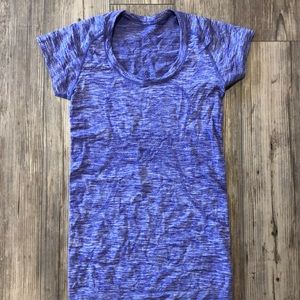 Lululemon run switftly scoop t sz 4